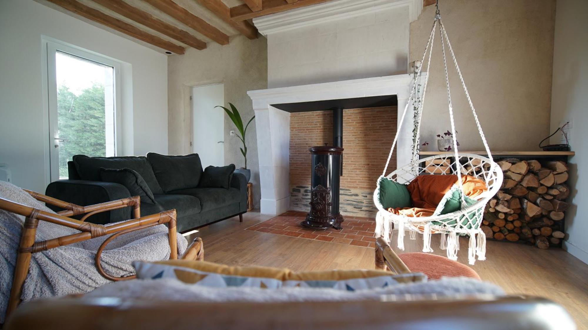 Apartamento La Longere La Menitré Exterior foto