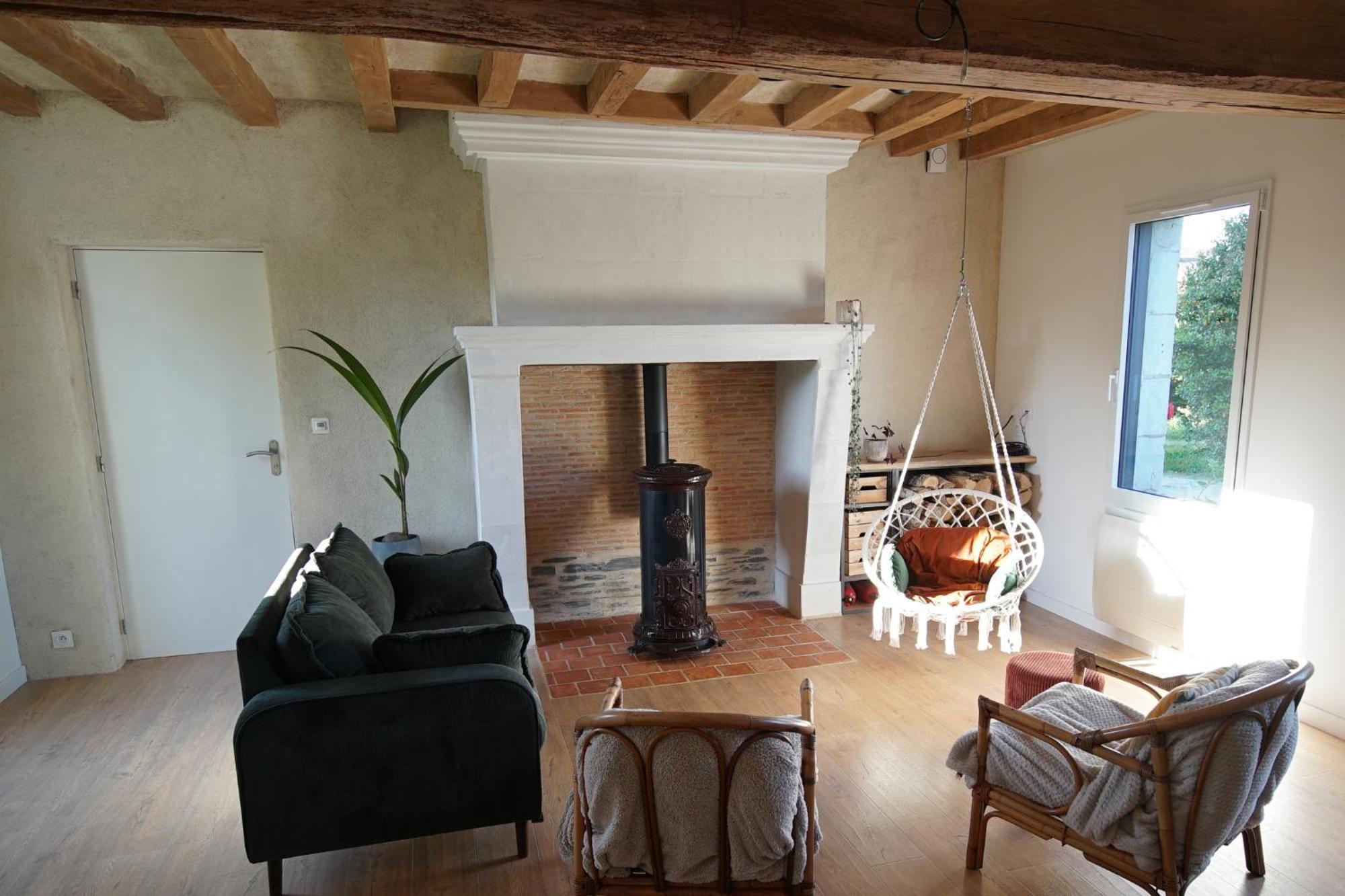 Apartamento La Longere La Menitré Exterior foto